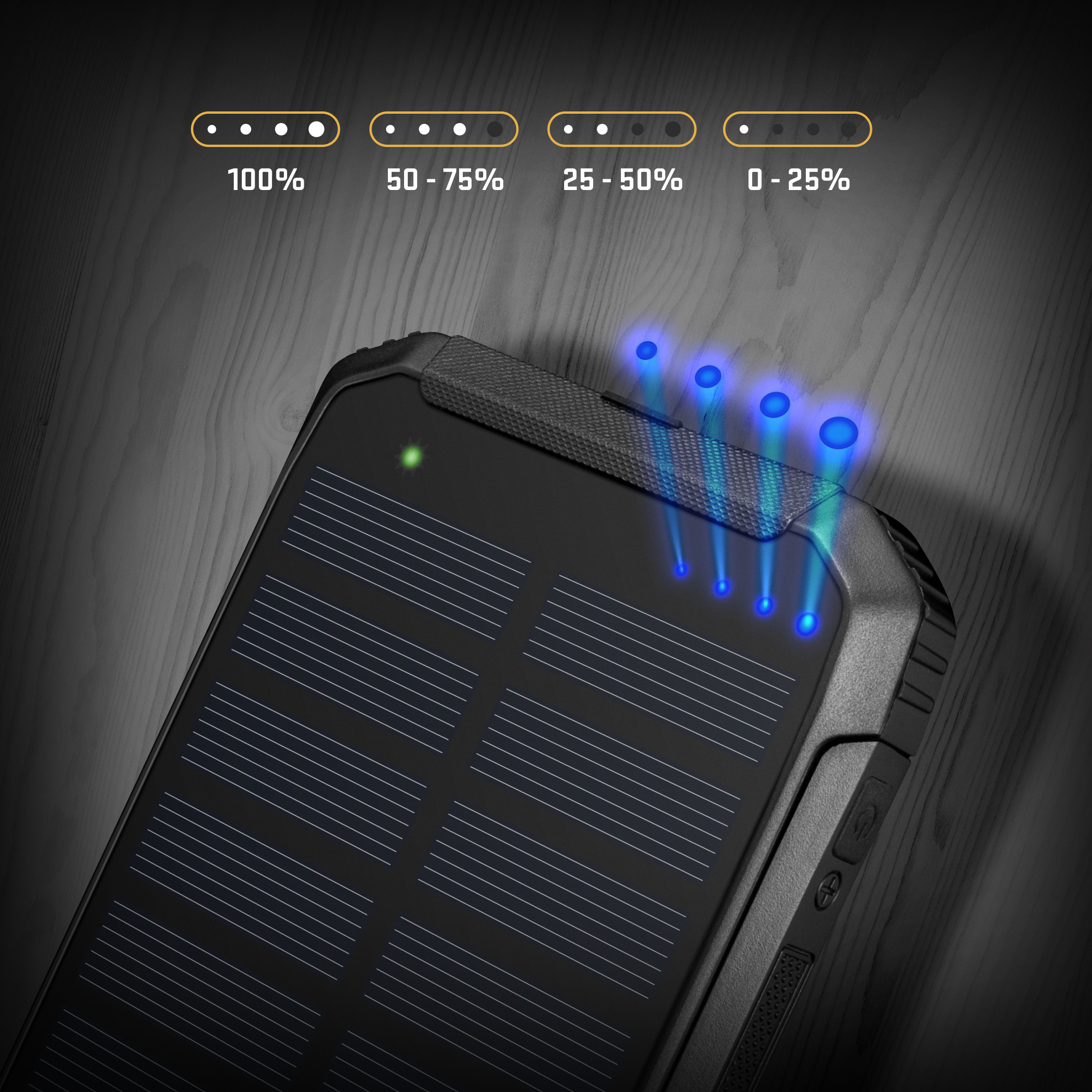 Duálny výstup USB-C a USB-A na nabíjanie viacerých zariadení